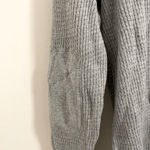 Old Navy thick Flannel fabric with patch style retail at arms and shoulders.